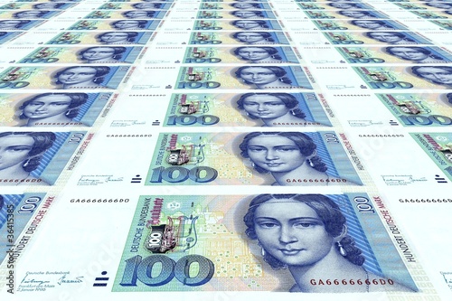100 DM Banknoten