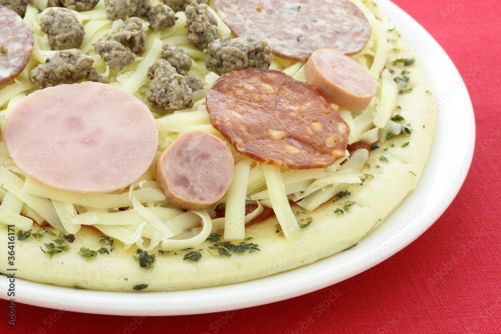 raw meat lovers pizza raw meat lovers pizza