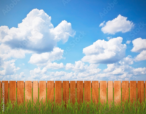 Fence over the sky