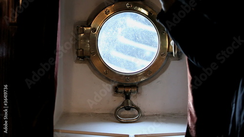 ship's porthole photo