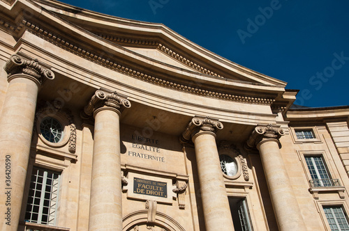 faculté de droit à Paris photo