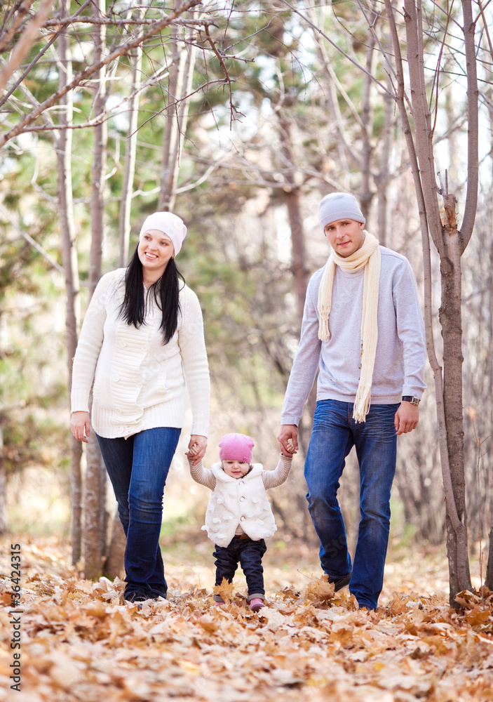 Obraz premium family in the park