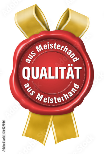 siegel qualität aus meisterhand button