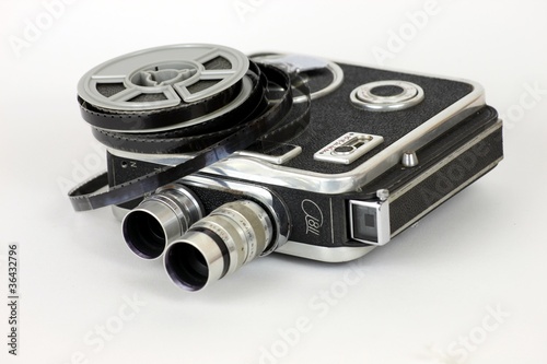 alte 8mm Filmkamera für Hobbyfilmer 50er Jahre