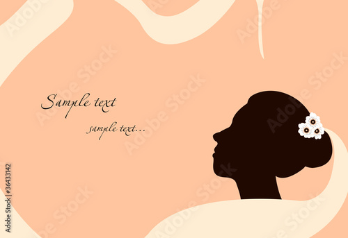 Wedding veil border