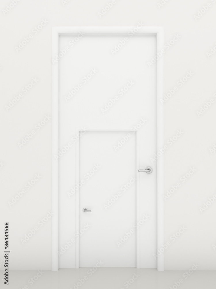 The closed doors. The closed doors.