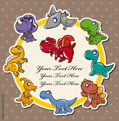 dinosaur card