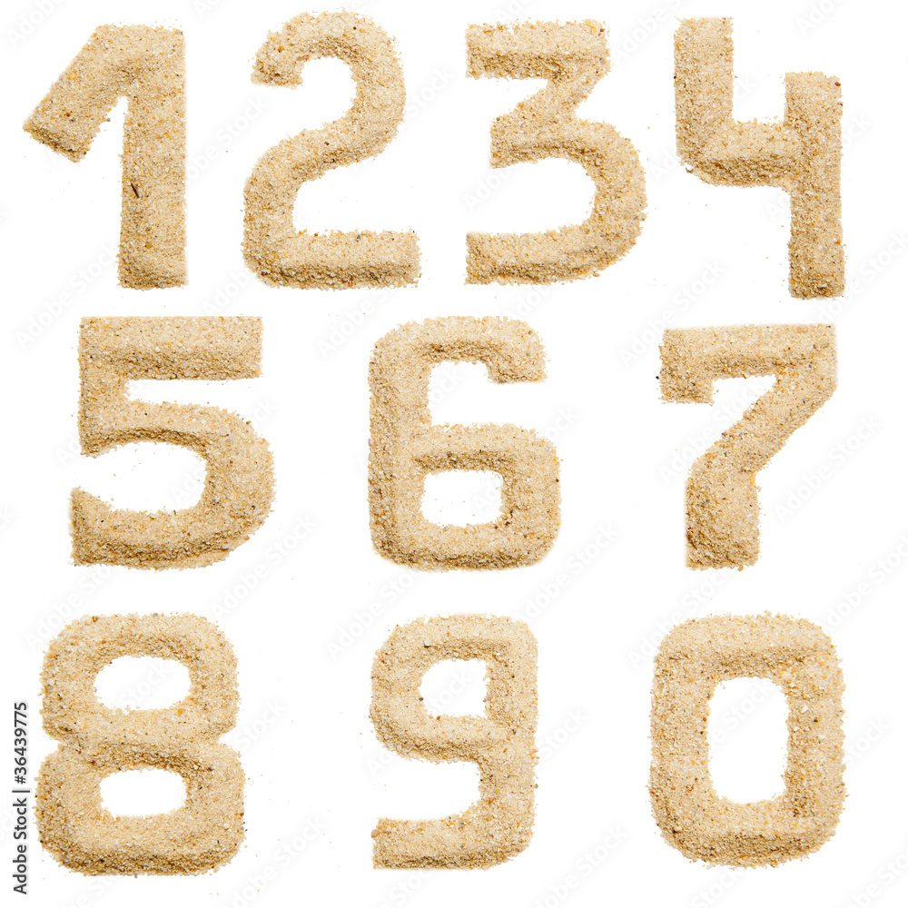 sand alphabet isolated sand alphabet isolated