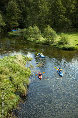 Fototapeta Naklejka Na Ścianę i Meble -  canoeing trip