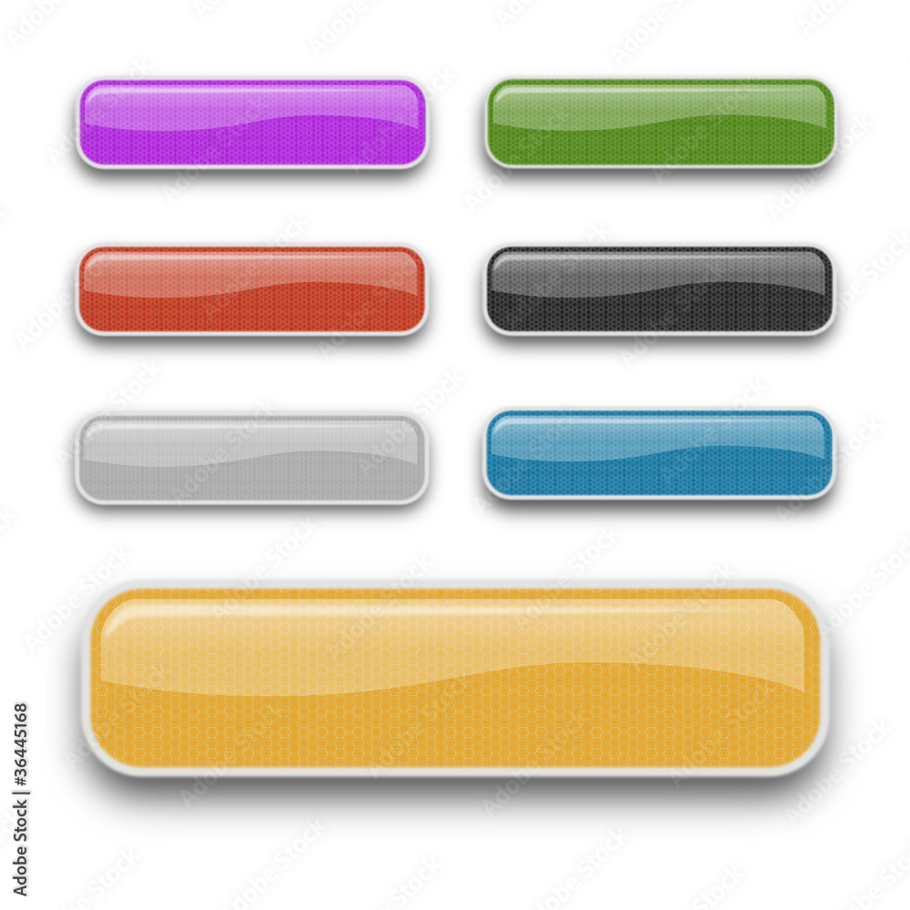 Glossy Button Set V
