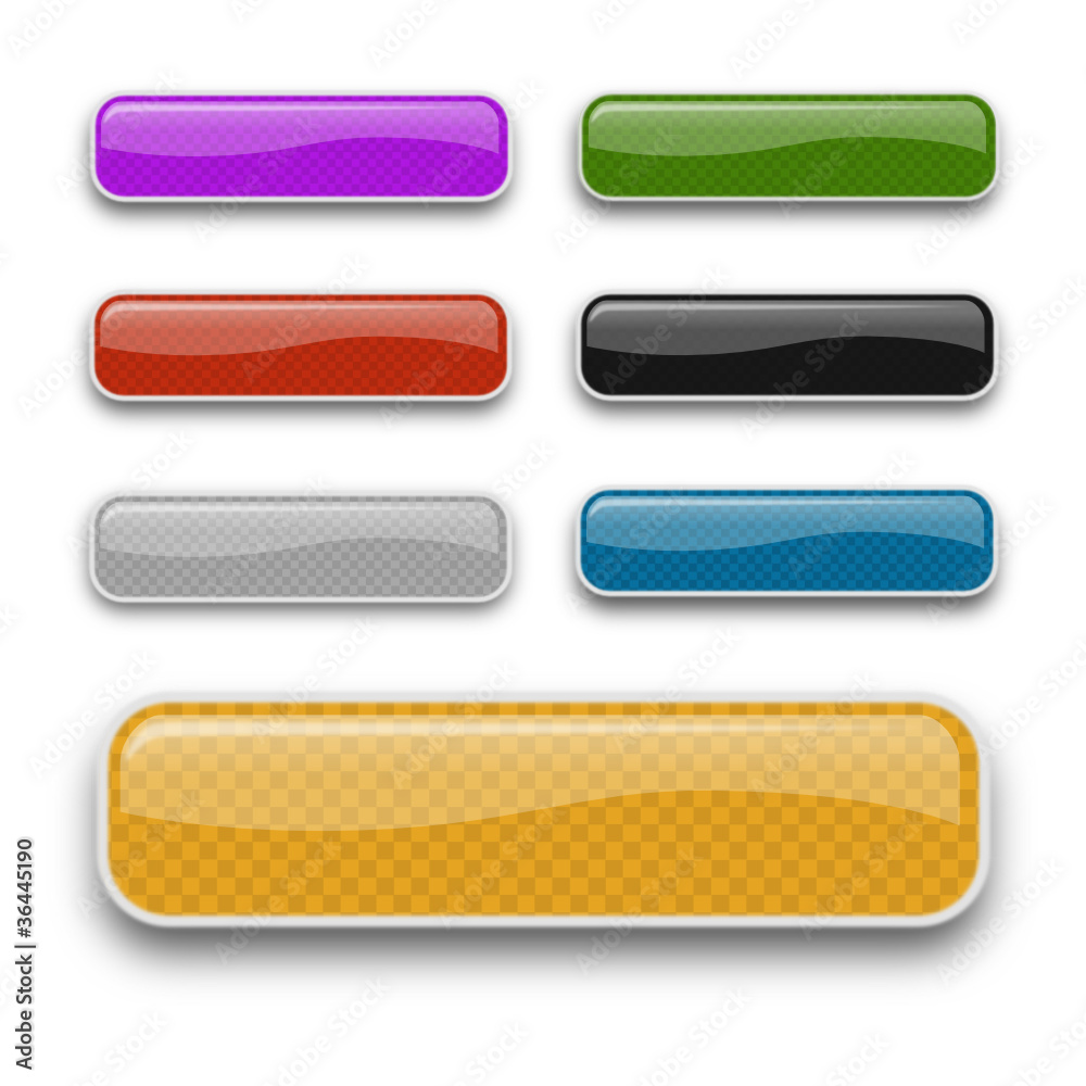 Glossy Button Set I