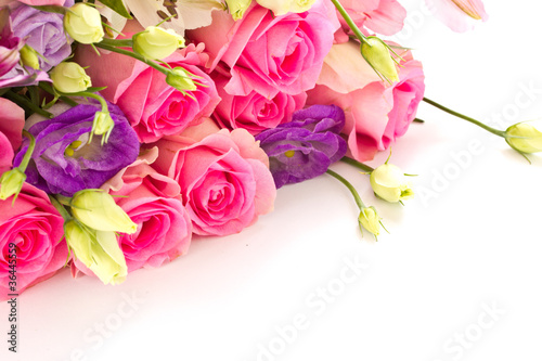 Fototapeta Naklejka Na Ścianę i Meble -  beautiful bright bouquet of roses