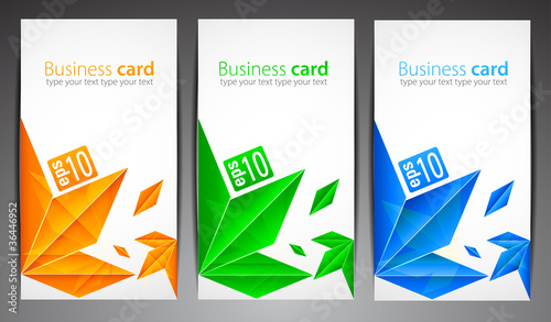 Set of Modern Business Card