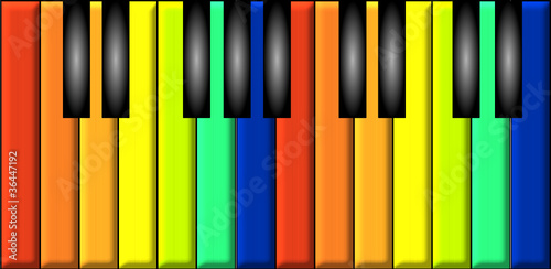 Pianoforte arcobaleno