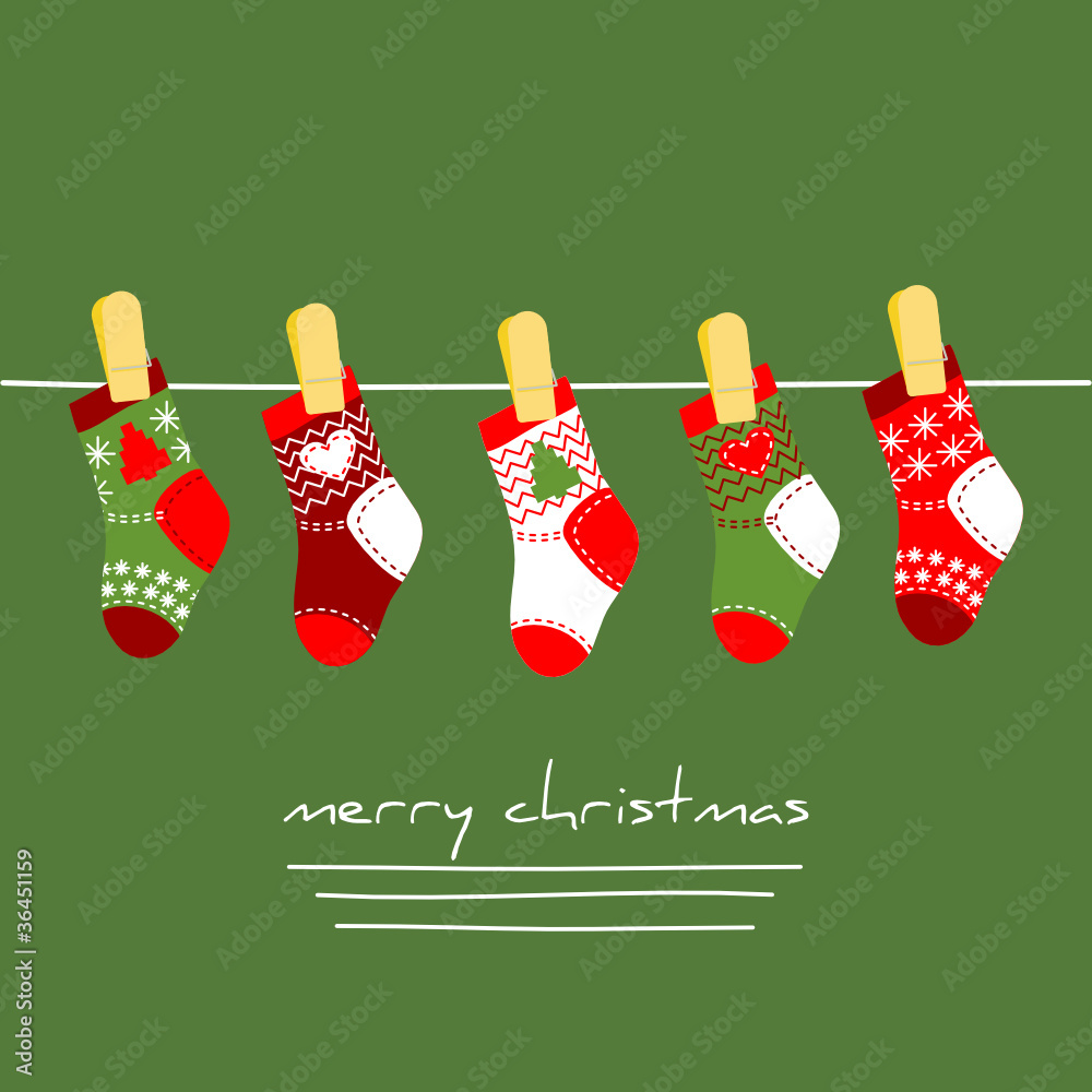 CALCETINES DE NAVIDAD