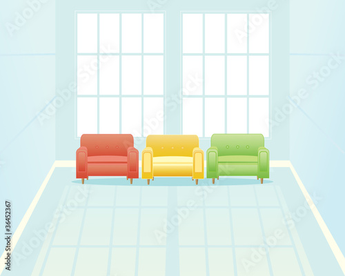 waiting room with window
