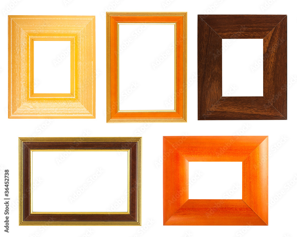 collection of wooden frames collection of wooden frames