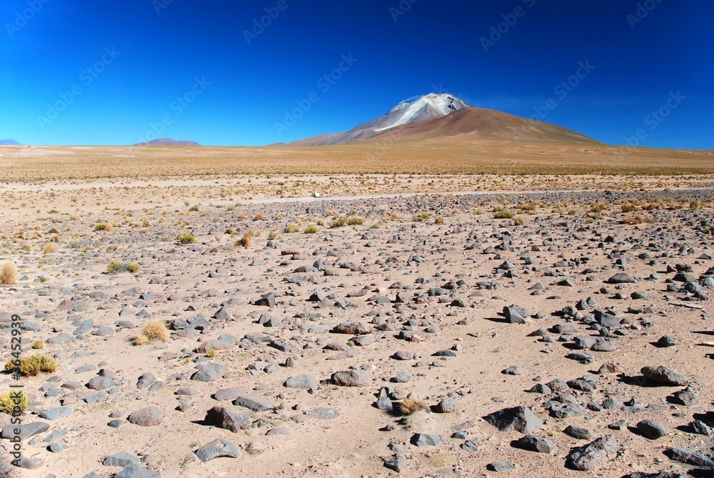Volcano in Desert