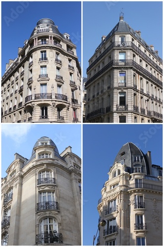 Carte postale d immeubles    Paris