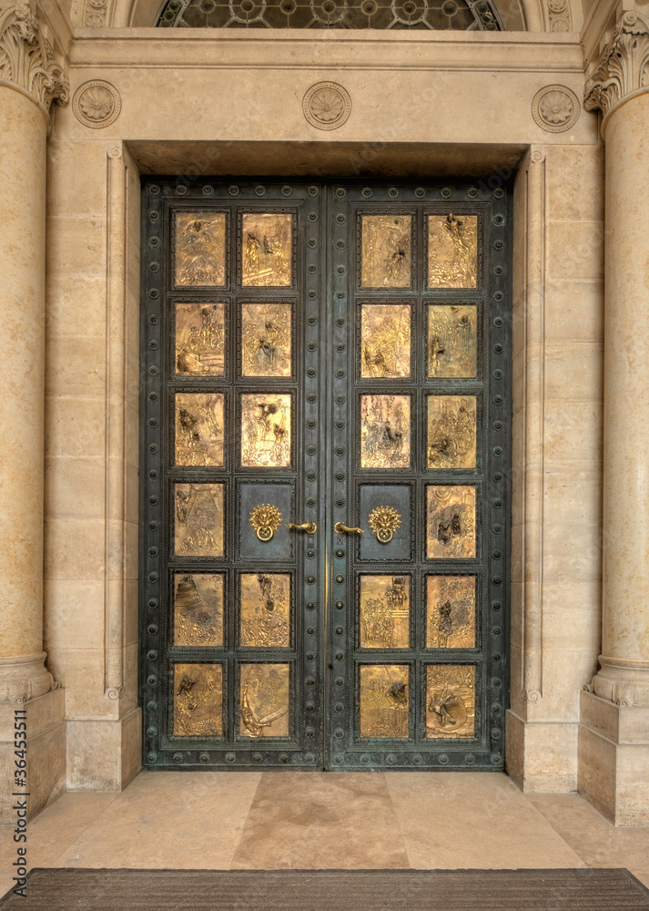 The door of Chatedral Pécs