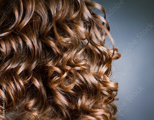 Photography Curly Hair. Hairdressing