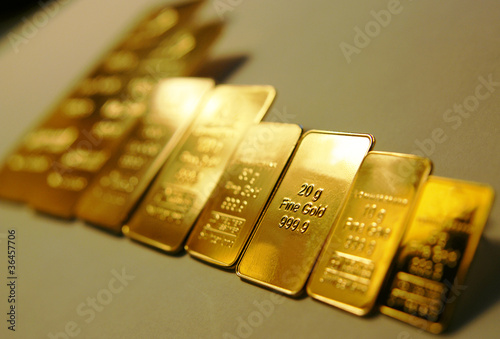 Some gold bars