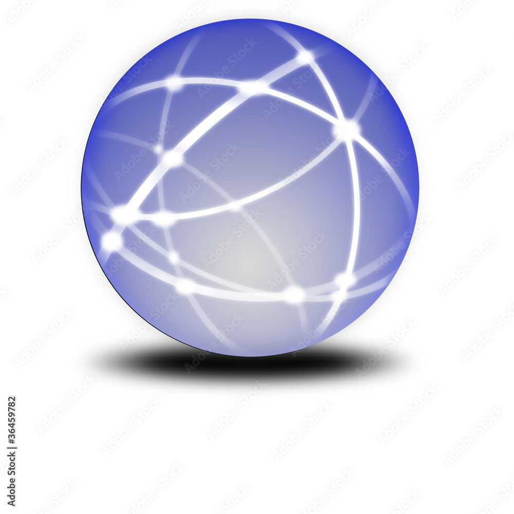 Button Netzwerk Weltkugel Button Netzwerk Weltkugel