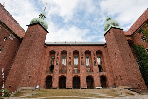 courtyard  of Stockholm City Hall, Sweden