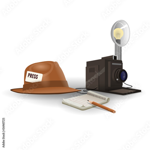 Isolated paparazzi equipment