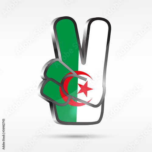 Algeria Finger Victory