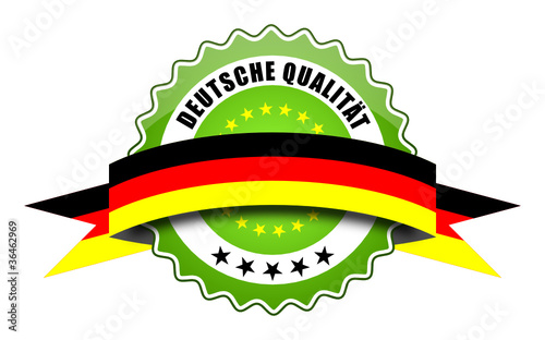 Deutsche Qualität - Plakette