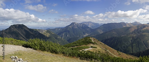 Fototapeta Naklejka Na Ścianę i Meble -  Panorama of Western Tatras