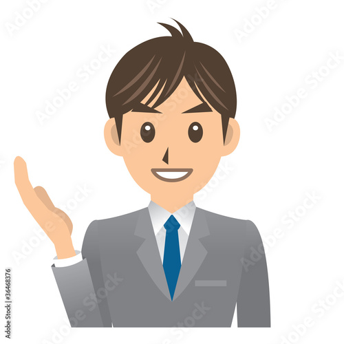 ビジネスマン A 表情 紹介