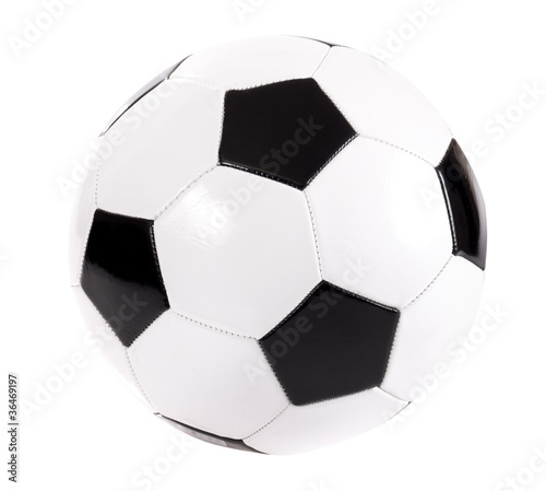Leather soccer ball © MarFot