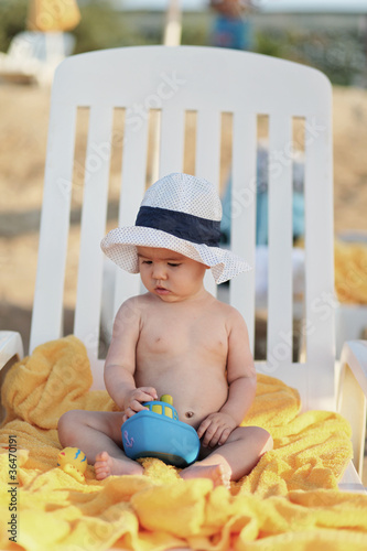 Baby on the beach