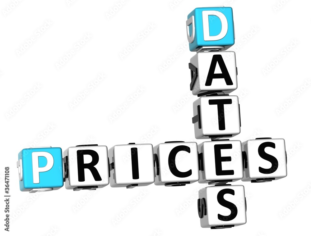 3D Prices Dates Crossword