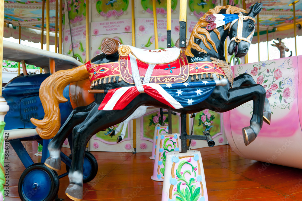 merry-go-round horse