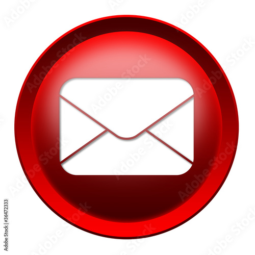 Mail envelope icon button