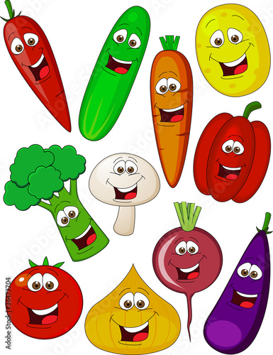 Vegetable cartoon