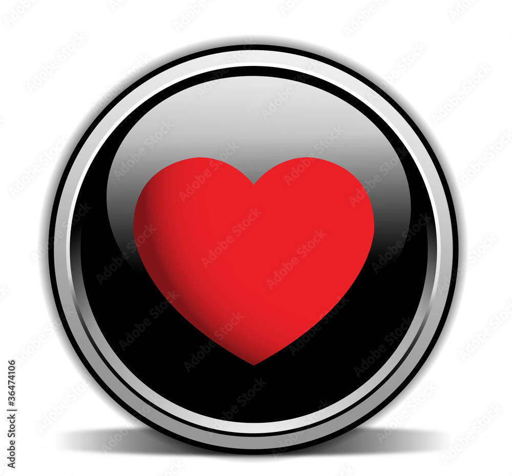 heart button heart button