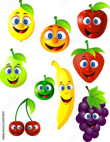 Fruits cartoon