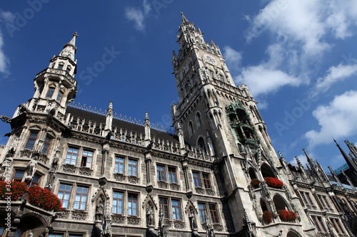 New Town Hall (Neues Rathaus) in Munich, Germany