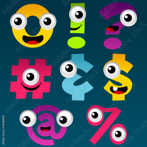 Cartoon Symbols Set 5