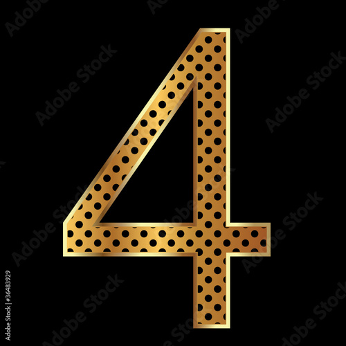 Number four tiger style