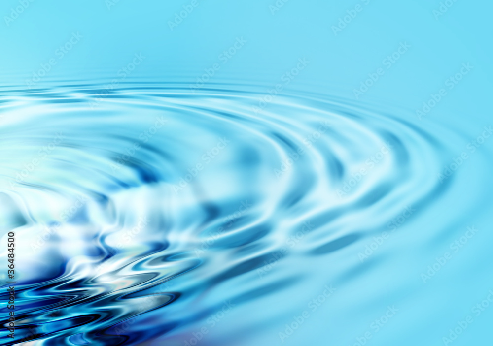 Blue wavy abstract background Blue wavy abstract background