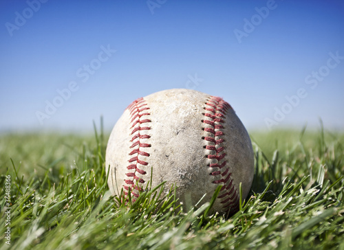 Photography Baseball on grass
