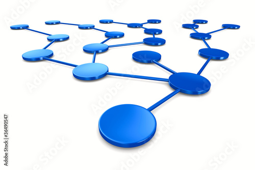 network on white background...