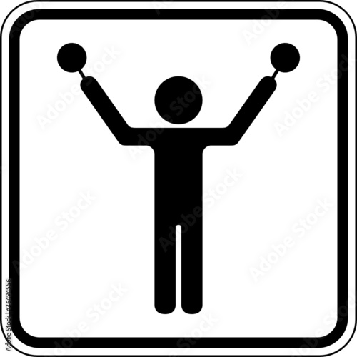 Fluglotse Figur Piktogramm Schild Zeichen Symbol