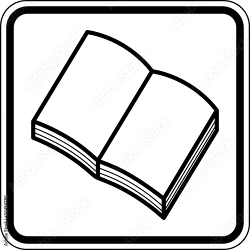 Buch Lesen Schild Zeichen Symbol Grafik