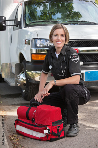 Happy Paramedic Portrait